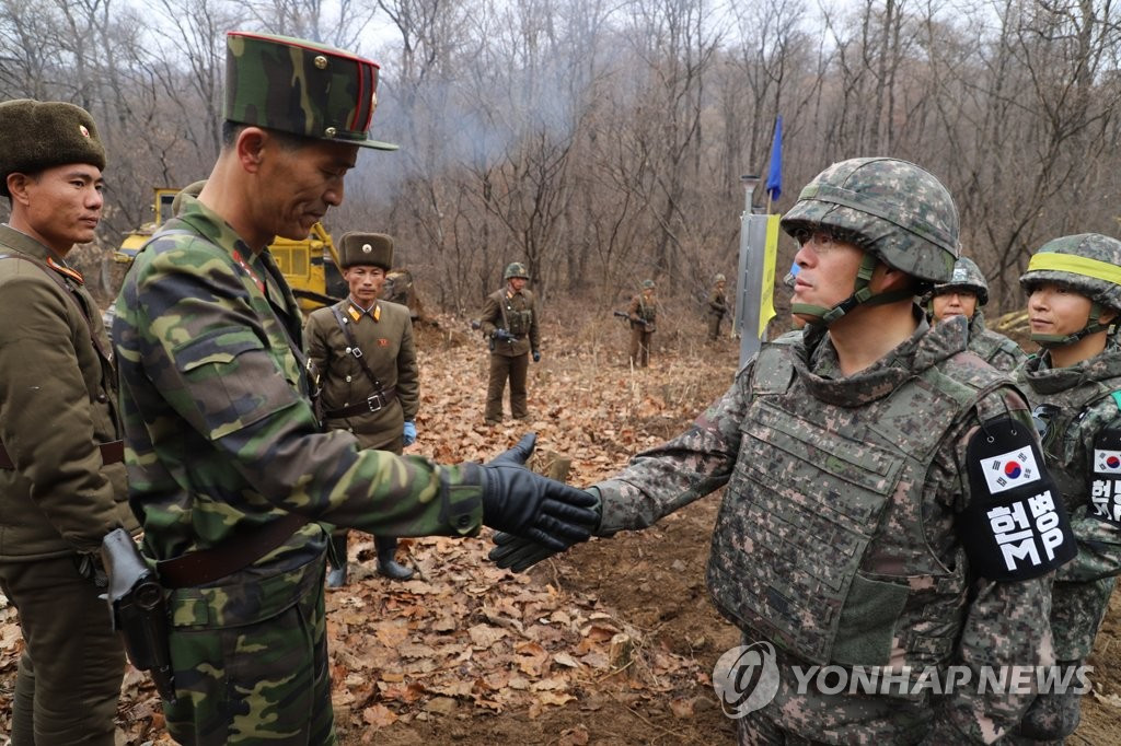 朝战韩国士兵图片