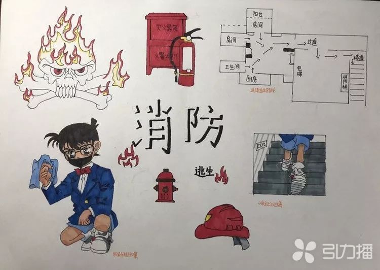 学校经过认真评选,本次手绘作品共评出特等奖3名,一等奖9名,另有二等