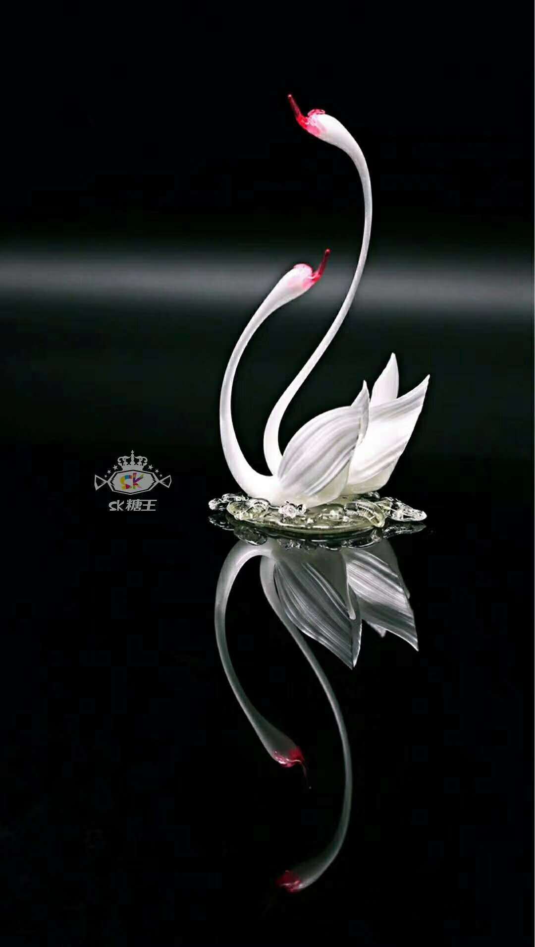 sk 糖王 | 拉糖(糖艺)小天鹅,看着都想跳天鹅湖了