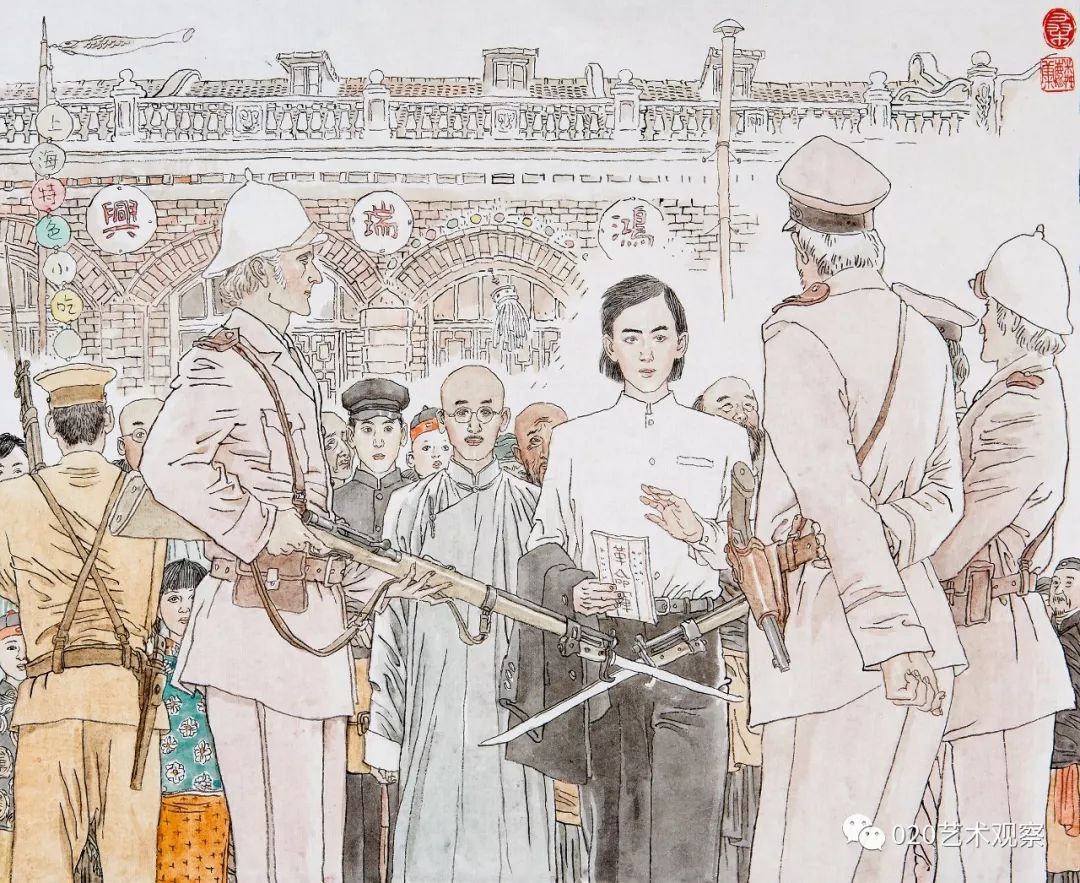 光辉历程红色经典61庆祝新中国成立70周年全国第六届架上连环画展4