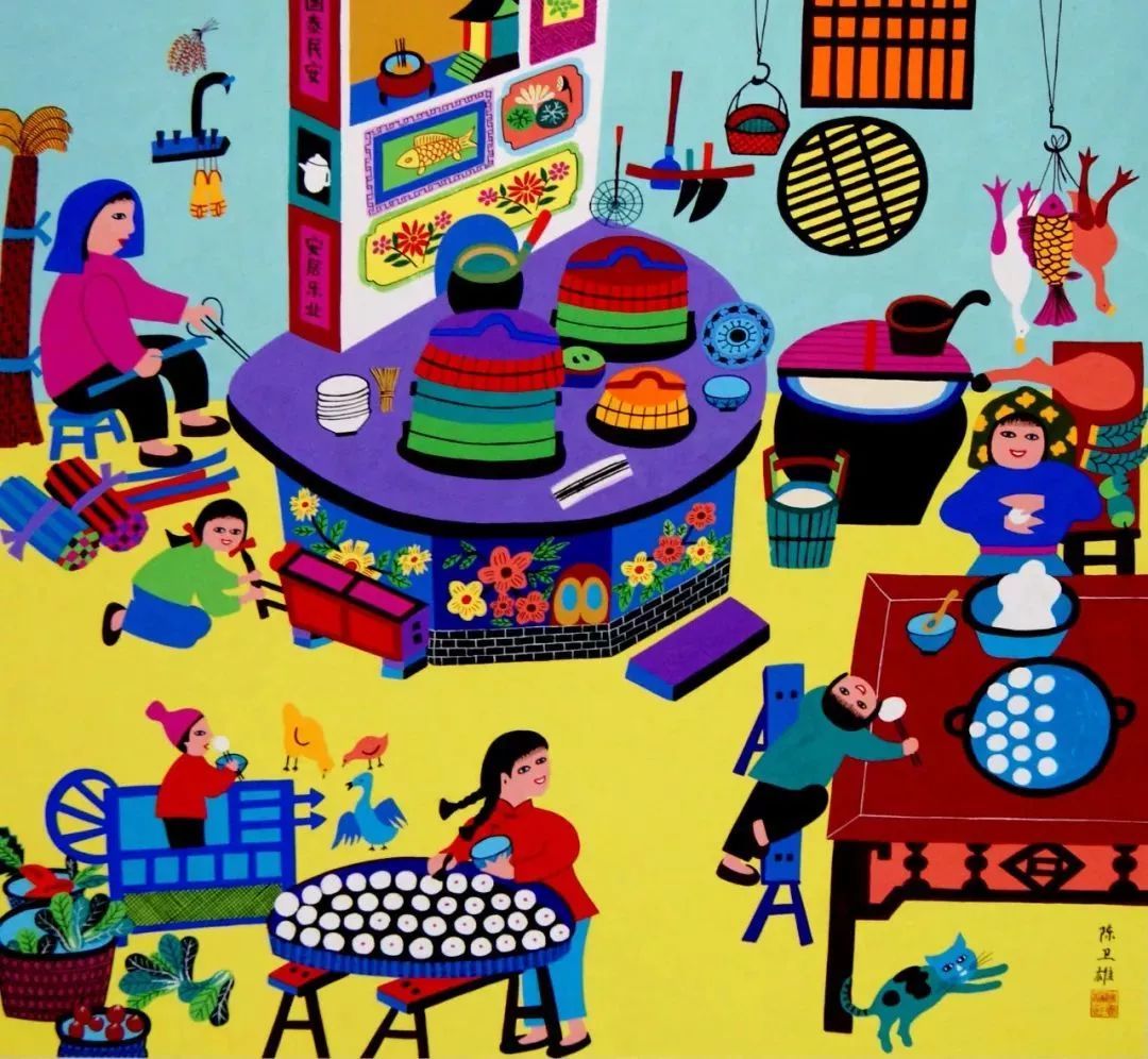 【文化】"动起来"的金山农民画你见过吗?