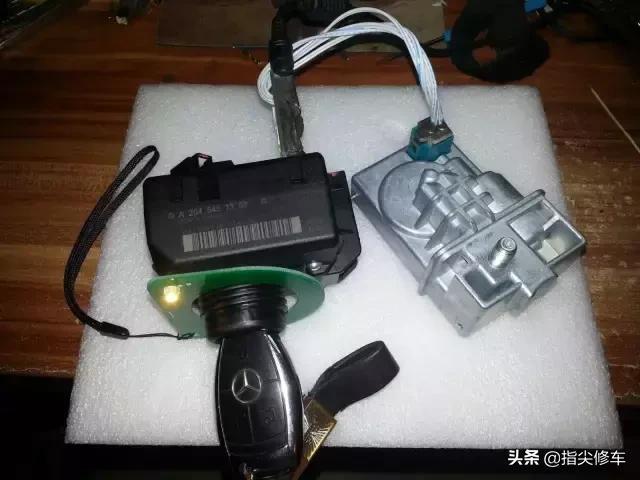 快速修复奔驰w204w207w212方向锁损坏无法启动车故障