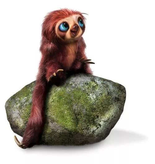 《疯狂原始人》之"怪兽"大揭秘!_树懒