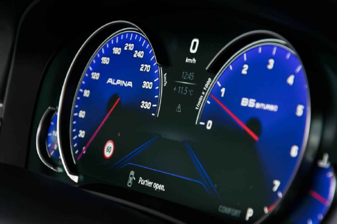 宝马alpinab5biturbotouring内饰细节一组简直完美