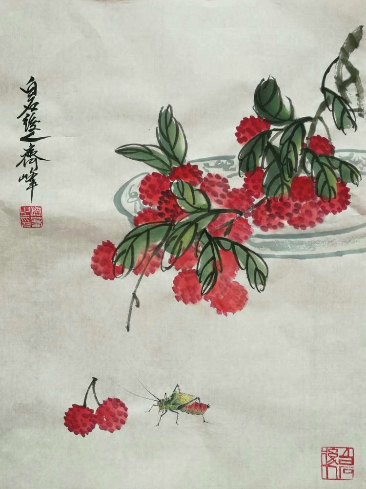 中国国画艺术家白石后人齐峰个人简介及作品欣赏