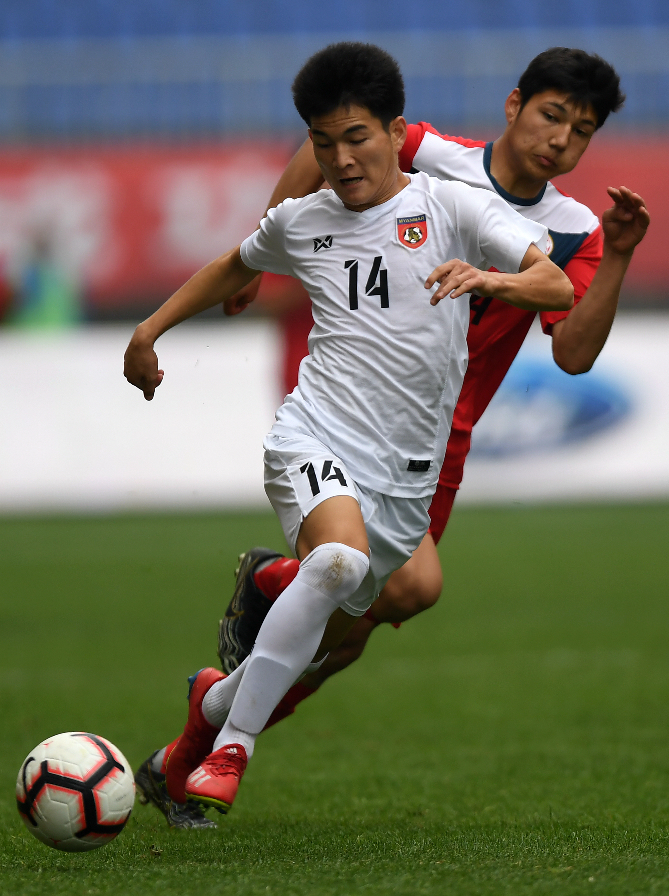 足球——国际青年锦标赛:吉尔吉斯斯坦胜缅甸