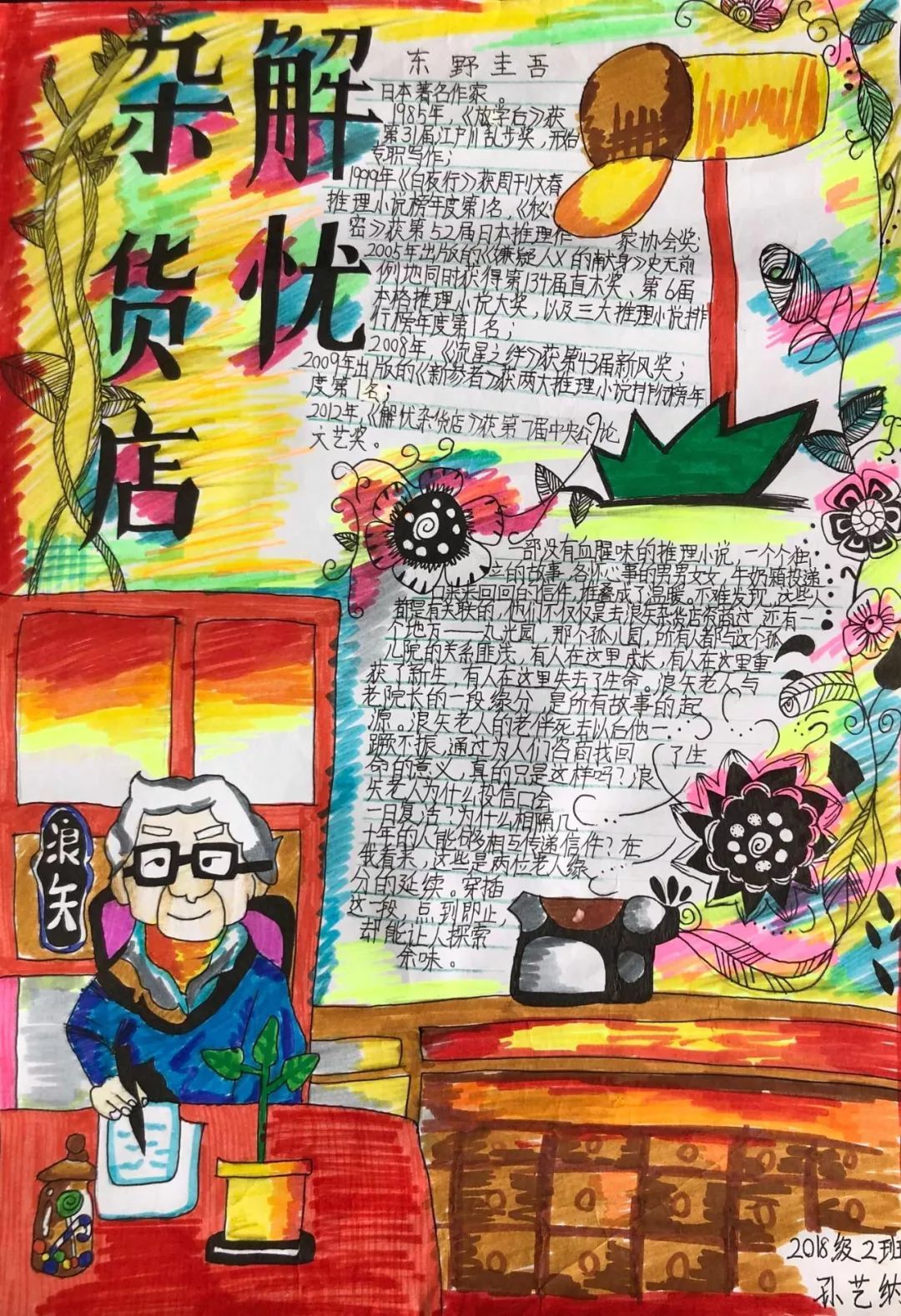 读书丨好书推荐大家读——银鹰文昌中学2018级1,2班好书推荐海报精选