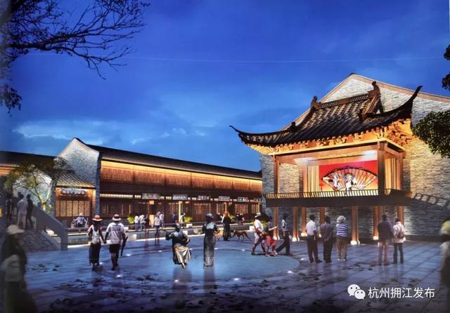 效果图抢先看未来这里将重现旧时渔浦风貌里河率先开挖渔浦里河古街