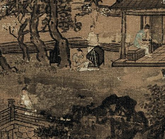 刘松年 《四景山水图》欣赏-搜狐大视野-搜狐新闻