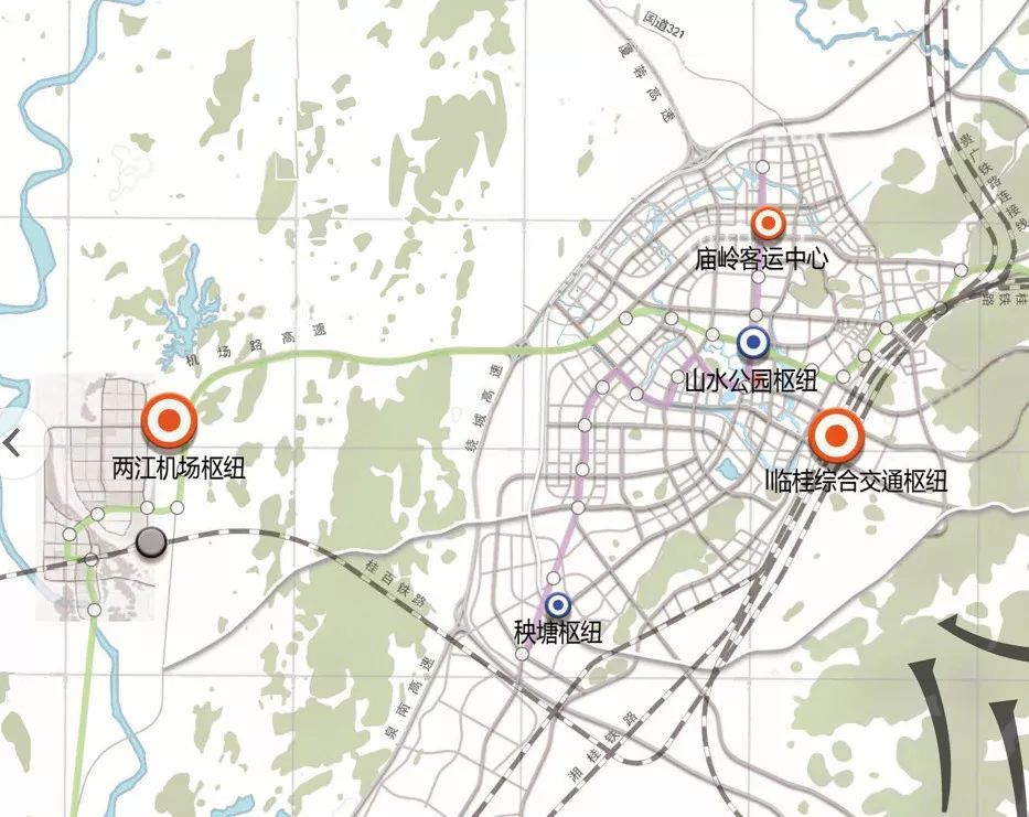 公示,本次规划主要内容为桂林市2018-2030年城市交通体系规划,涵盖路