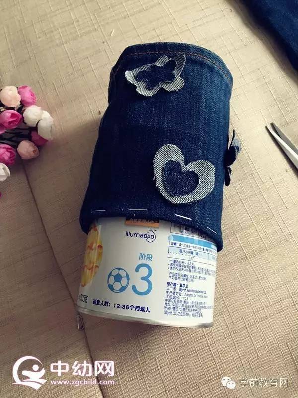 【创意手工】奶粉罐变身萌萌哒笔筒,附手工制作图解教程