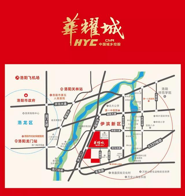 洛阳华耀城规划图片