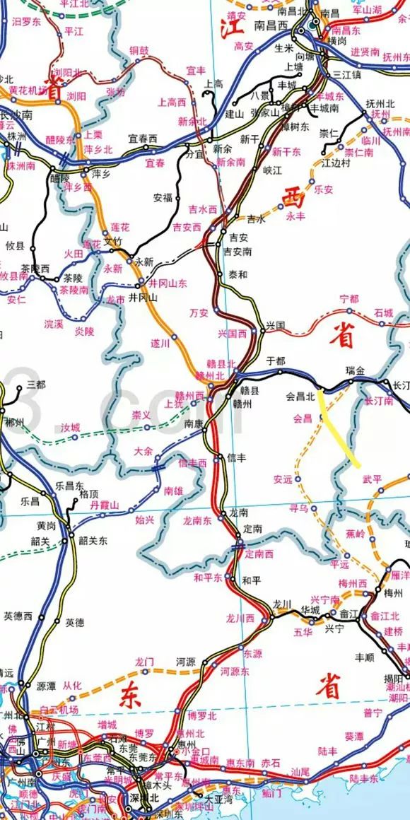 会昌铁路最新规划图图片