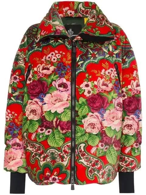 gucci花棉袄图片