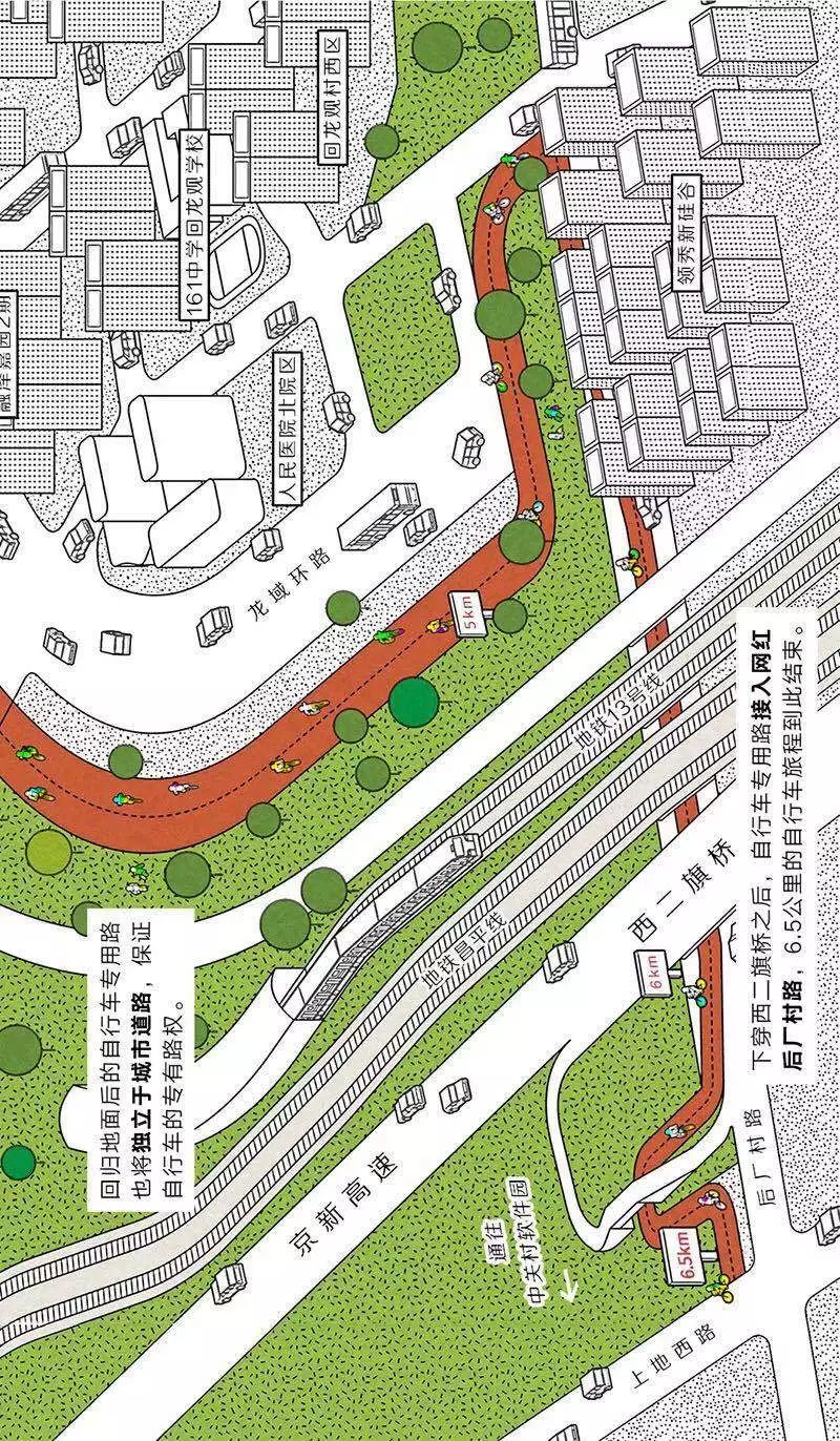 自行车专用路线路图图片