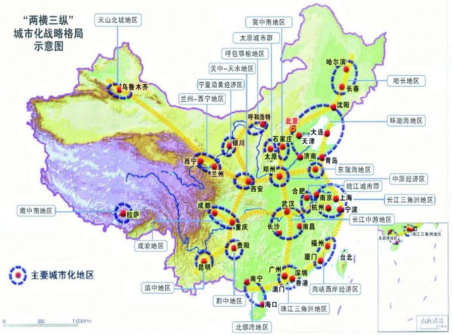 20萬以下的城市為Ⅱ型小城市;城區常住人口50萬以上100萬以下的城市為