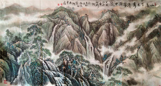 赵春林——中国著名山水画家作品欣赏