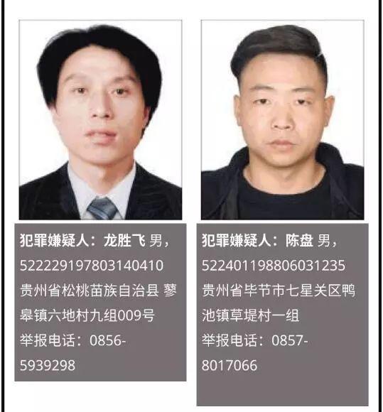 贵州近期网上通缉犯图片