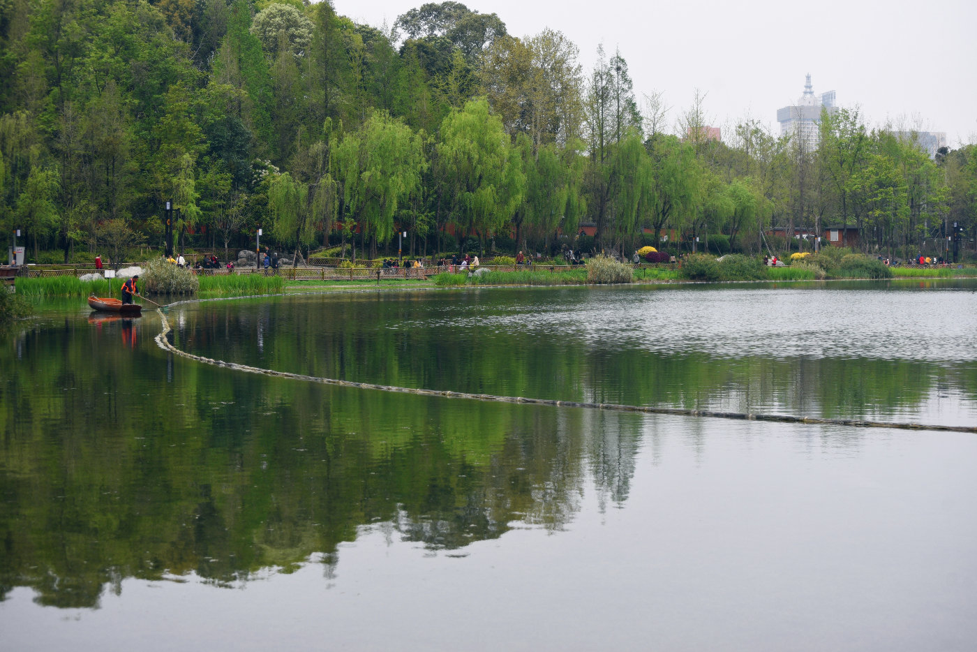 原創成都市內往西,有個地方叫浣花溪公園.