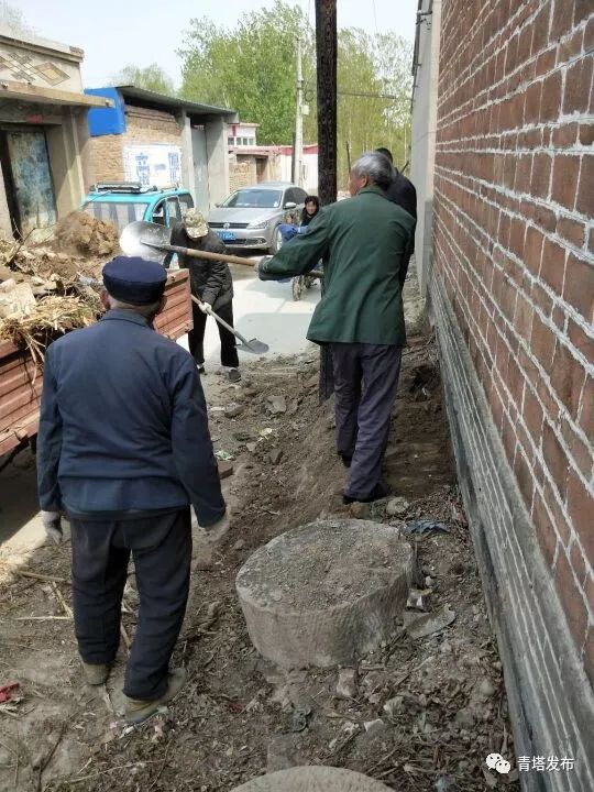 任丘市青塔乡各村镇居住环境整治进行中