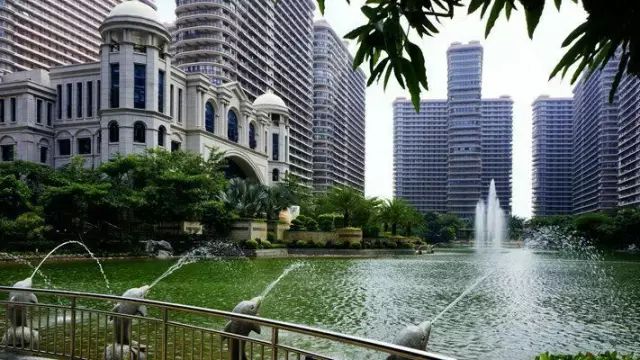 頭條東方山海灣小區風景