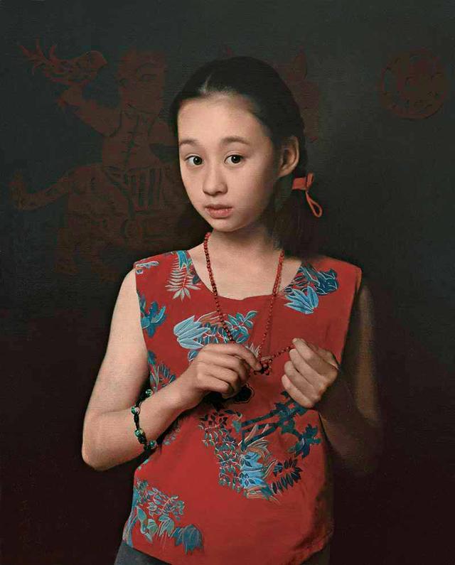 油画大师王沂东笔下的青春靓丽的年轻女子!