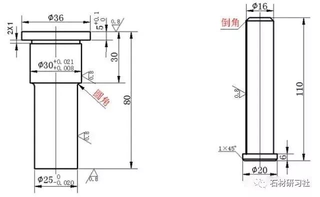 cad入门基础小知识六倒角和圆角夹点编辑