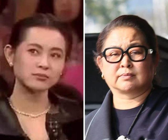 所以当年风华绝代的倪萍就渐渐变成了臃肿苍老的模样,简直胖若两人