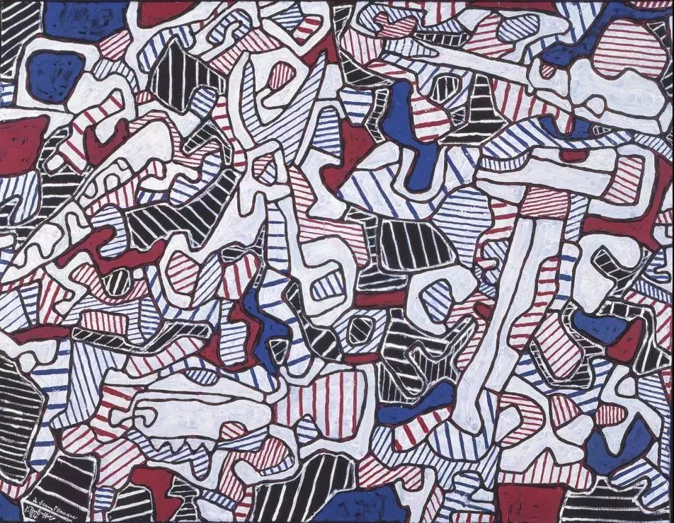 住所杜布菲 1965吴杉作品的形式与法国艺术家杜布菲(jean dubuffet)