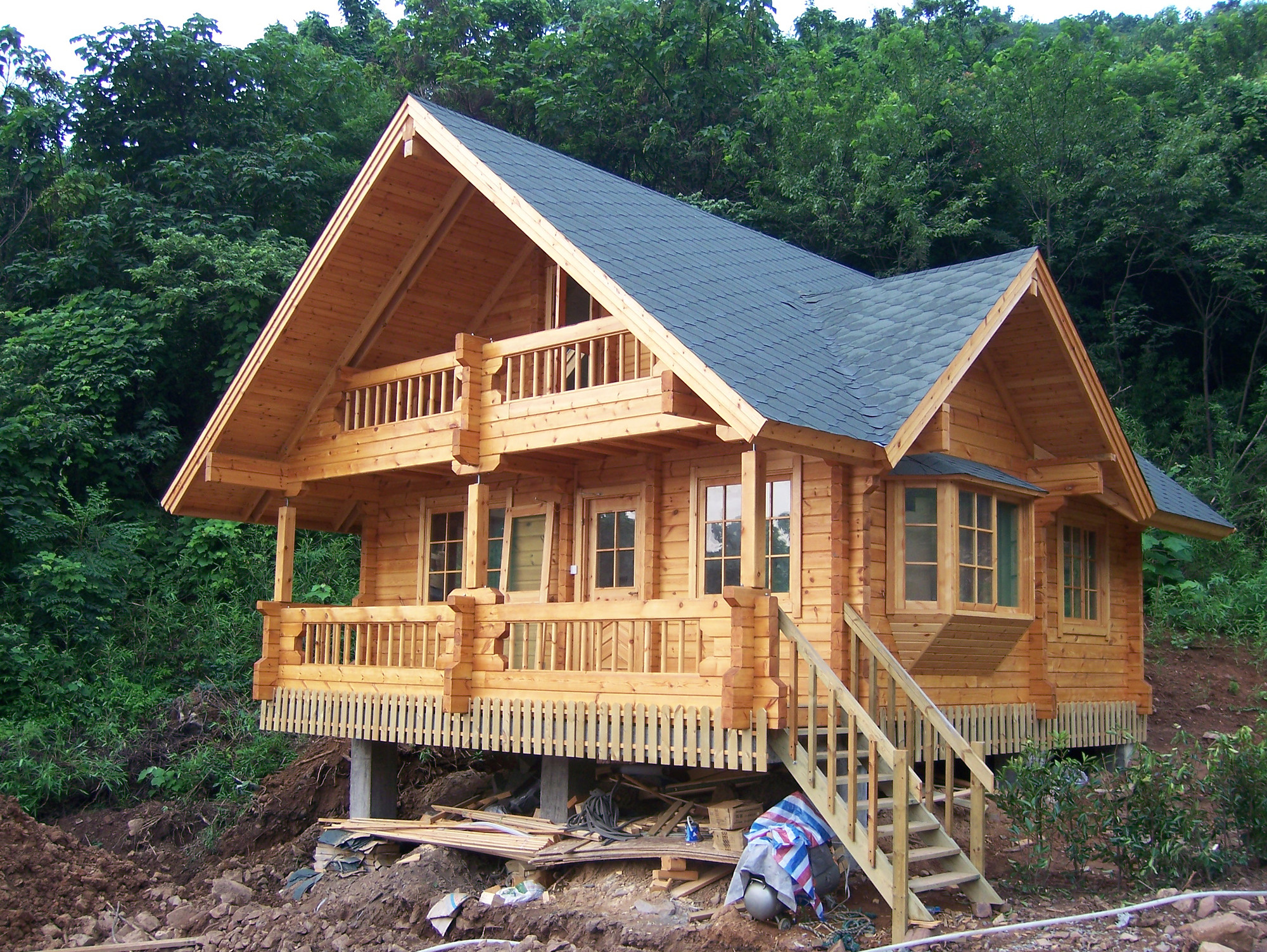 为什么美国的房子大多是木屋?木屋有什么优点?