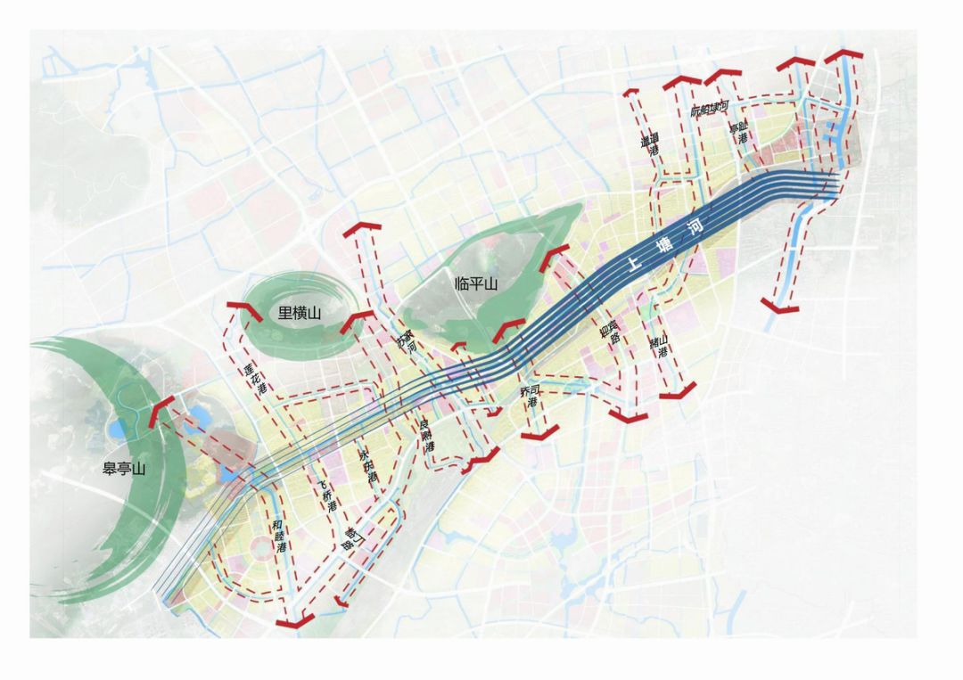 余杭运河二通道规划图图片