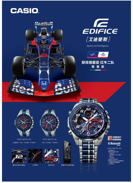 2019 F1第1000站,卡西欧EDIFICE助力Toro Rosso 车队(图2)