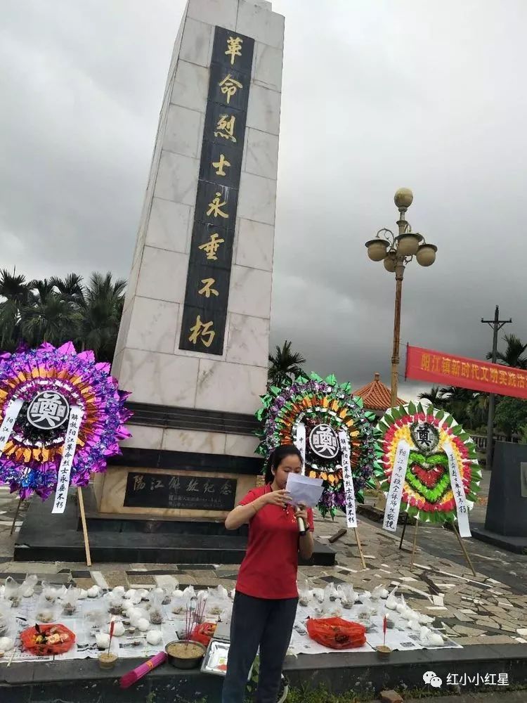 海南省红色娘子军连红军小学清明节祭英烈活动