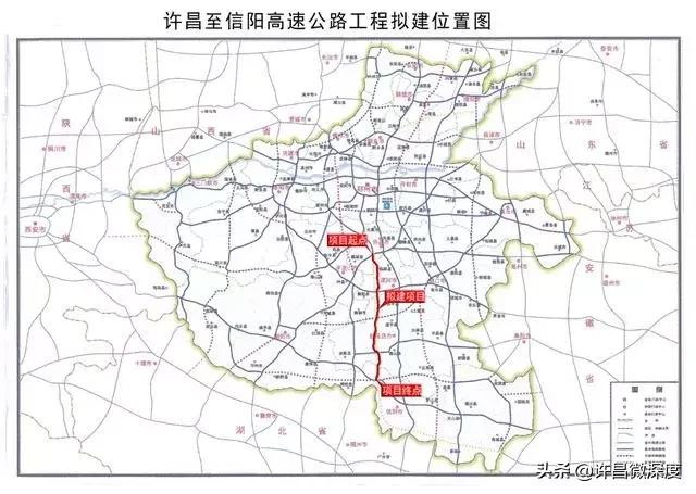 许昌北绕城高速线路图图片