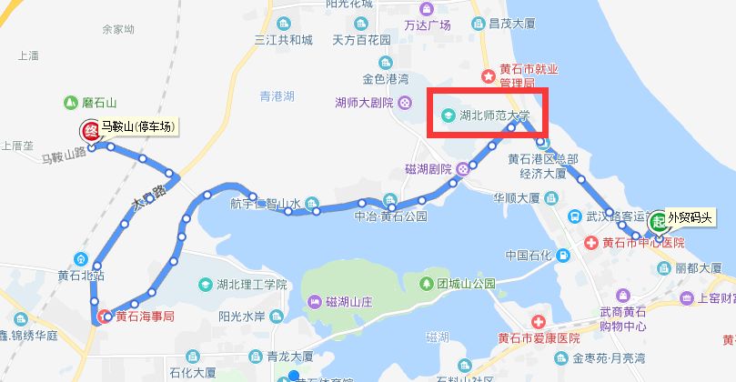 黄石12路车路线图图片