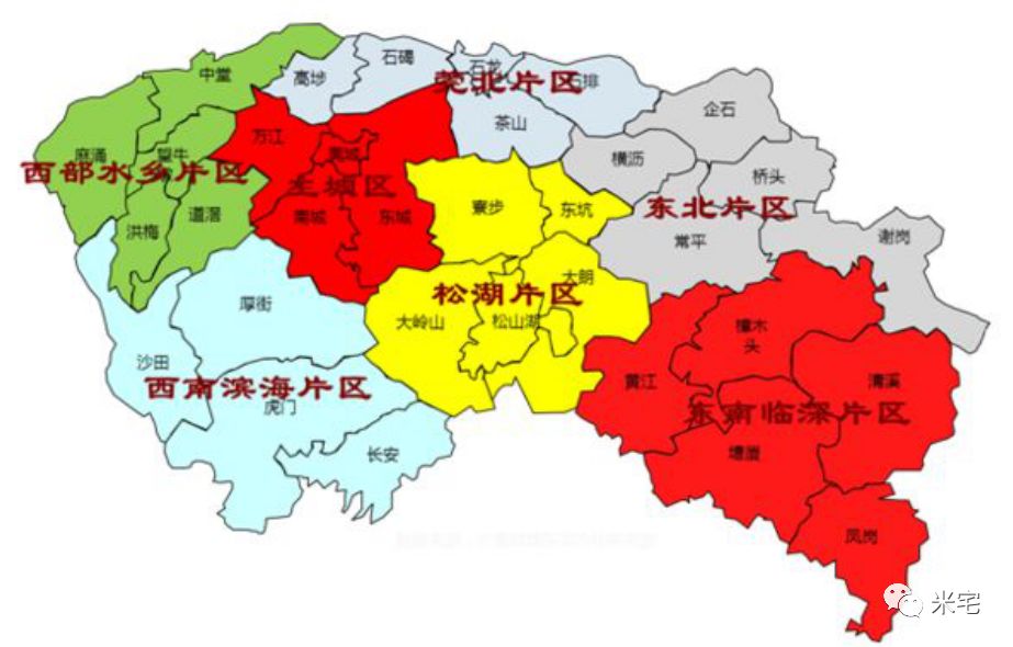 深圳与东莞地图图片