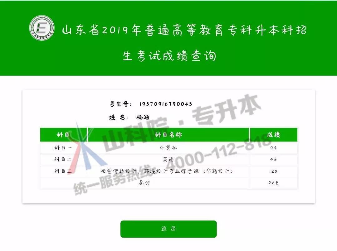2019年山東專升本考試成績出爐高分學霸來報到67