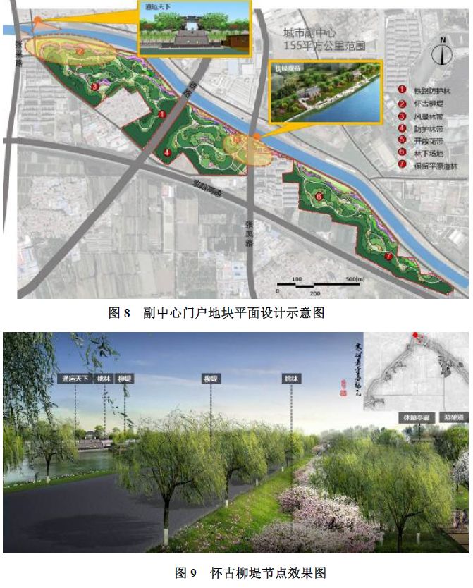 张家湾公园平面图图片