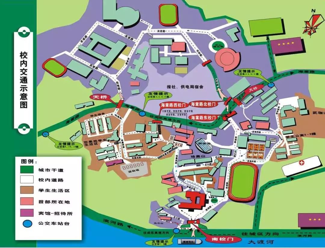 乐山师范学院校内地图图片