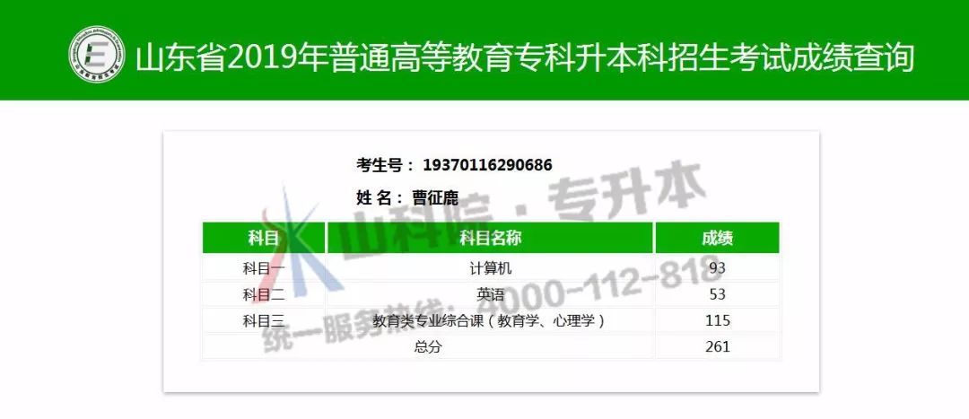 2019年山東專升本考試成績出爐高分學霸來報到67