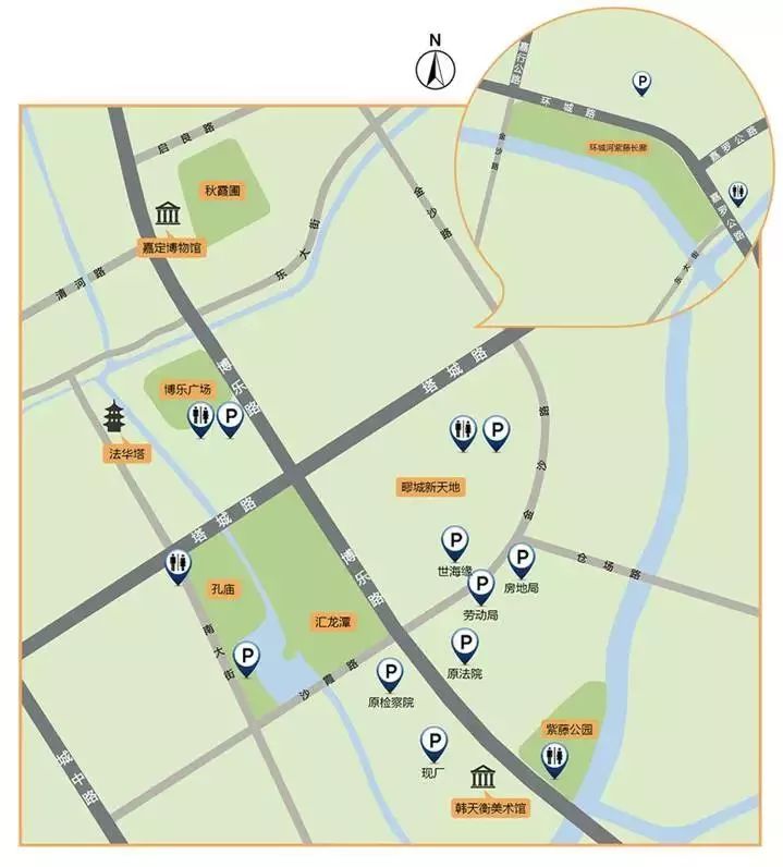 秋霞圃地图图片