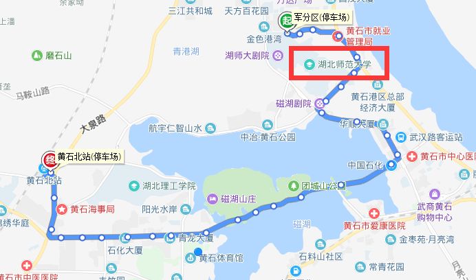 黄石2路车公交路线图图片