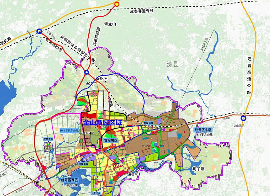 唐山高新区李各庄规划图片