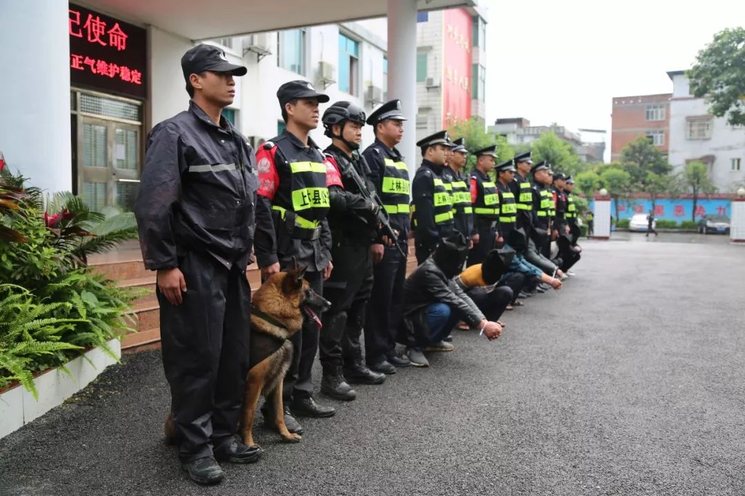 视频直击上林百名警力深入乡镇严打黄赌上林时空