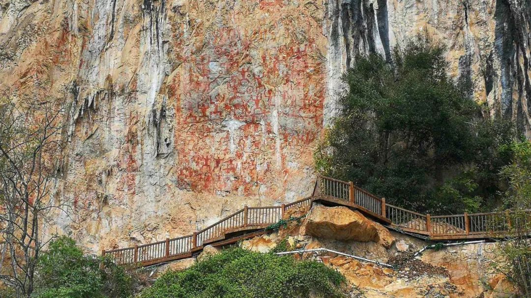 世界遗产在中国左江花山岩画文化景观