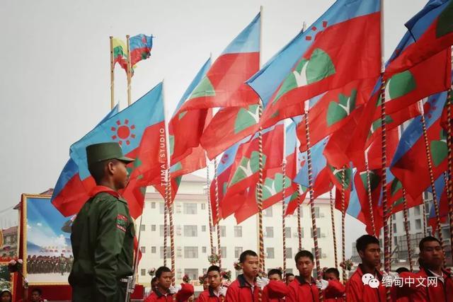 缅甸佤邦旗帜图片图片