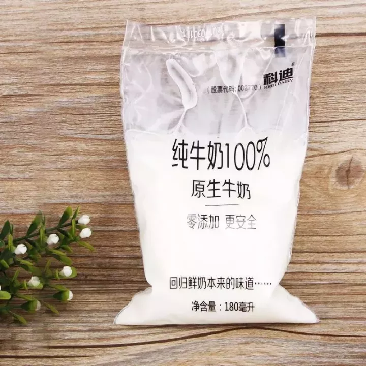 尤其是作為科迪乳業的大單品——透明枕(科迪原生牧場純牛奶產品,採用