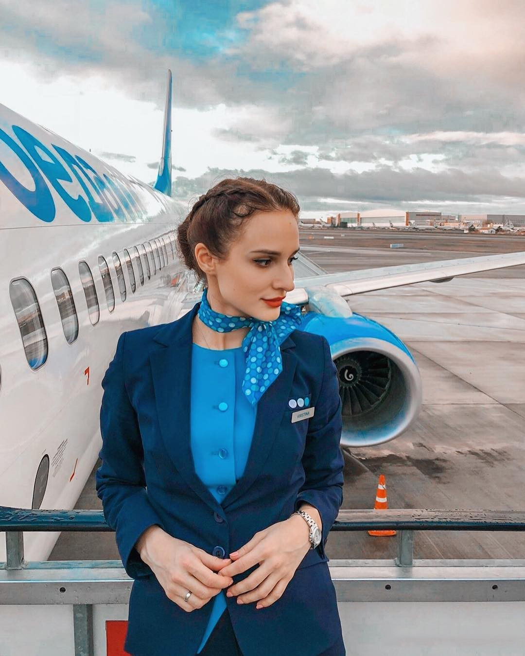 俄航最美空姐达利亚图片