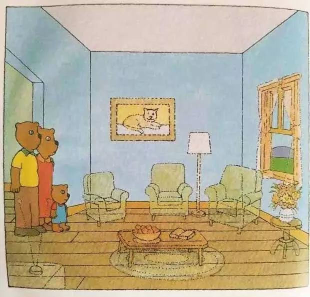 我的在这里小小熊说我的沙发就在那儿熊爸爸说②①熊妈妈说