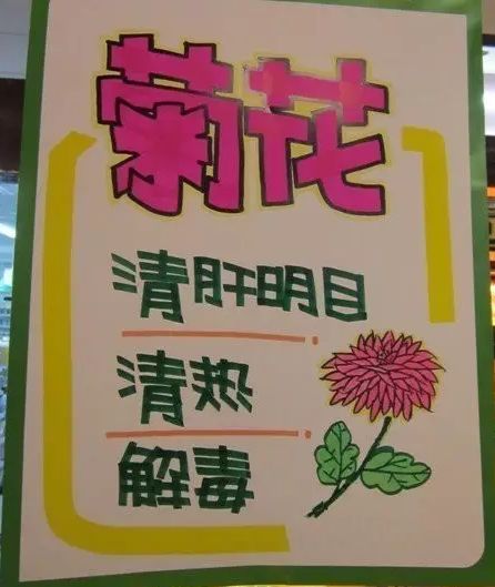 藥店花茶組合及功效配花茶pop大全